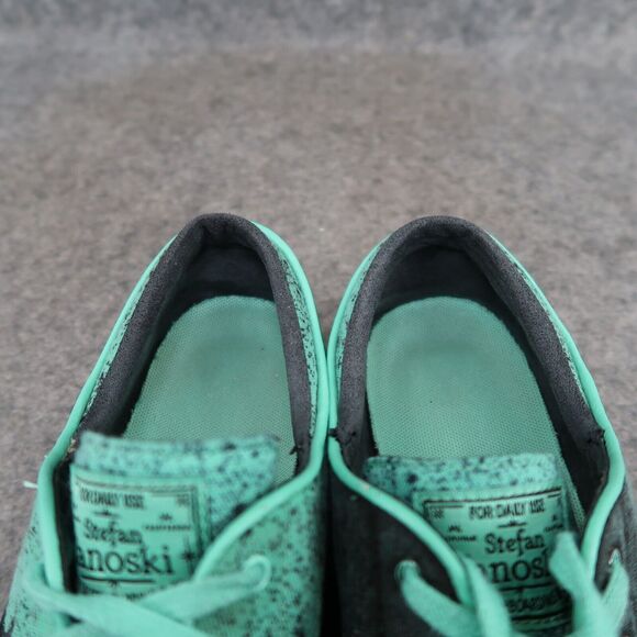 Nike Shoes Mens 7 Sneakers SB Stefan Janoski Premium Mint Speckle Skate Casual - Picture 13 of 14